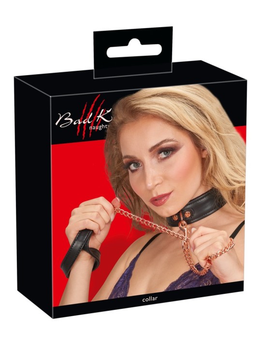 SET COLLARE GUINZAGLIO E CATENA BAD KITTY " COLLAR WITH LEASH" SET COLLARE GUINZAGLIO E CATENA BAD KITTY " COLLAR WITH LEASH"